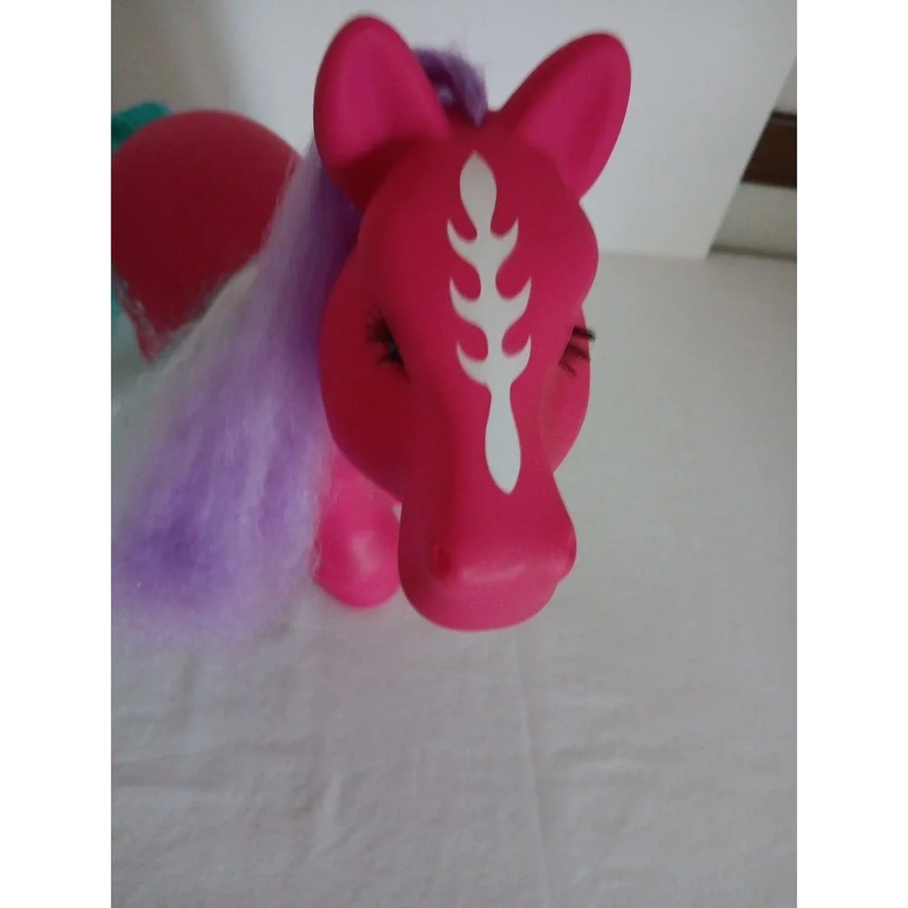 My Little Pony VTG GI-GO Cabbage Patch Fakie  Large Drk. Pink w/ Heart SH-04-B1‎